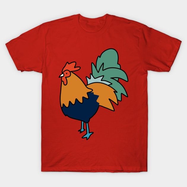 Rooster T-Shirt by saradaboru